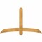 Ekena Millwork Bellingham Rough Sawn Timber Gable Bracket, Western Red Cedar, 72"W x 45"H x 4"D x 6"F, 15/12 Pitch GBW072X45X0406BEL00RWR - alternate 1